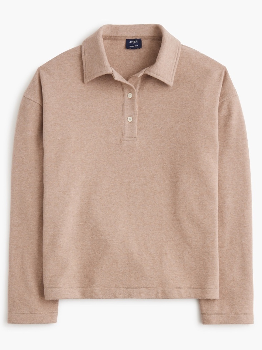 NWT J.Crew Polo Sweatshirt in Cloudspun Yarn
